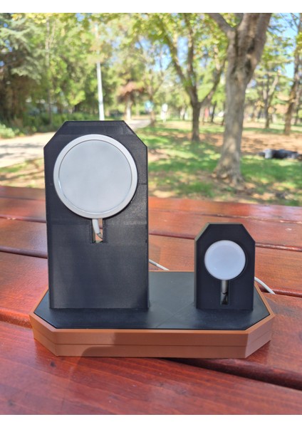 Magsafe Uyumlu Telefon ve Akıllı Saat Şarj Standı – Çoklu Şarj Istasyonu indirimleri