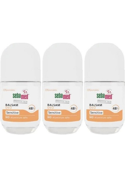 Deodorant Roll-On 50ML Balsam Hassas/sensitive (3 Lü Set)