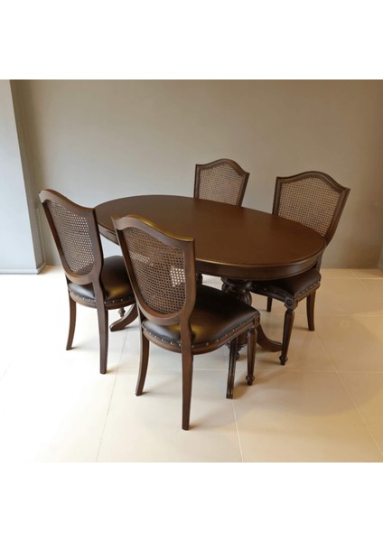 Elegansia Masa Takımı, Oval Masa, Klasik Tasarım modelleri