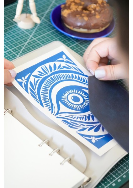 A5 Mekanizmalı Vegan Kapaklı DEFTER.100 Gr. 160 Sayfa.çizgili indirimleri