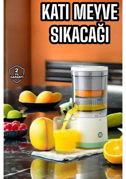 Meyve Sıkacağı USB Şarjlı Taşınabilir Çift Bıçaklı Güvenlik Kilidi fiyatları