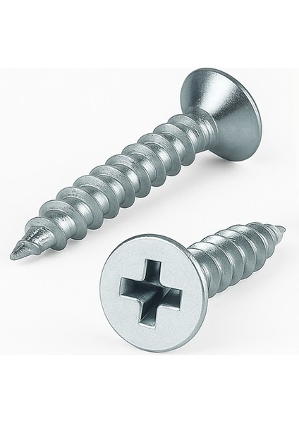 100 Adet Sunta Vidası 3.5X20 mm Sivri Uçlu Ahşap Tahta Ağaç Mobilya Vidası fiyatları