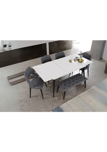 Cotta White Yemek Odası Takımı fırsatları