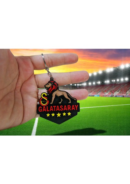 5. Yıldıza Özel Tasarım Galatasaray Taraftar Anahtarlığı fiyatları