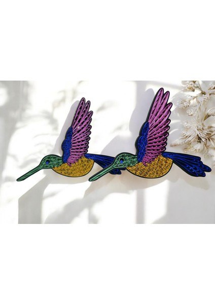 Modern Sinekkuşu Figürlü Duvar Dekorasyonu modelleri