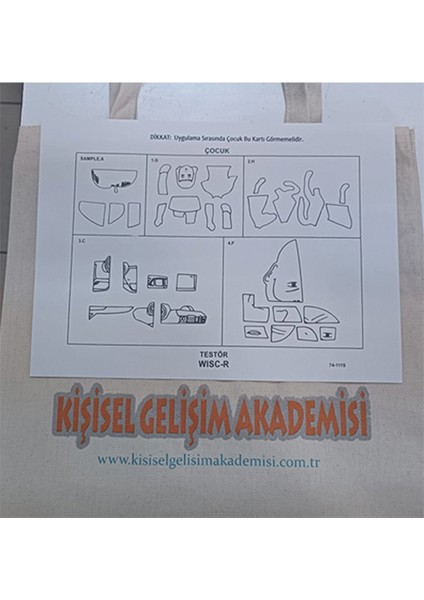 Wisc-R Zeka Testi Uygulayıcı Çantası modelleri