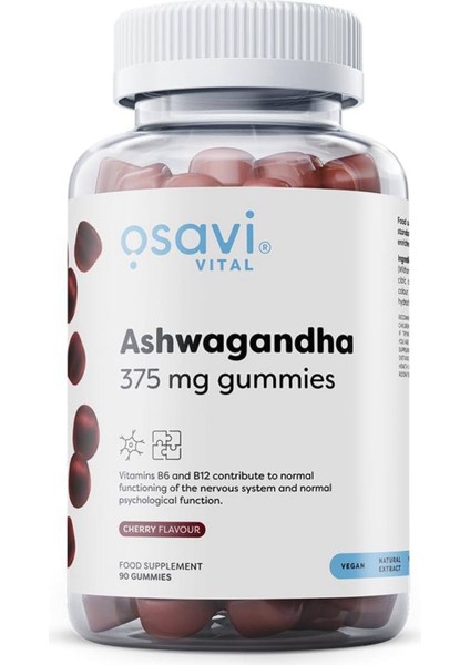 Calm Gummies Hint Ginsengi 375 Mg. 90 Gummies