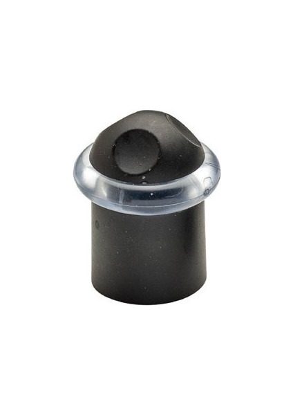 35 mm Zamak Siyah Yuvarlak Kapı Tamponu