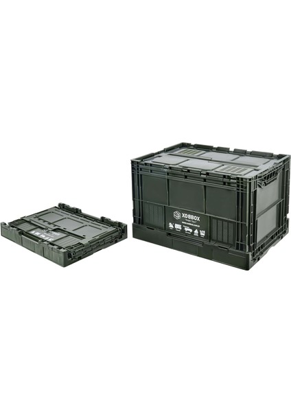 XF90AG / Folding Storage Box / Katlanır Saklama Kutusu / Haki 90 Lt indirimleri
