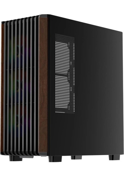 Wd5 Siyah 750W 80+ Sılver Atx 3.1 Argb 4X12CM Fan Temperli Cam USB 3.0 Atx Kasa modelleri