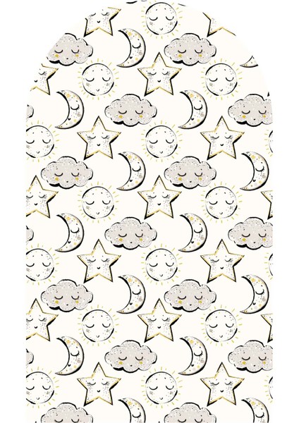 Çocuk-Bebek Odası Dekoru, Duvar Stickeri, Once upon a time Yapışkan Yazı, Çerçeve, Kitap Köşesi, Ay Yıldız Temalı fiyatları