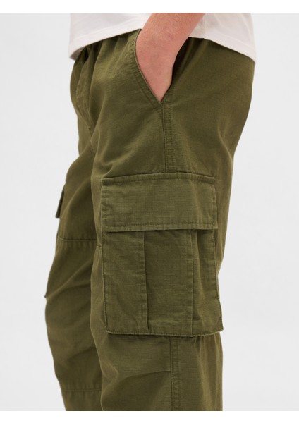 Erkek Çocuk Yeşil Easy Cargo Pantolon fırsatları