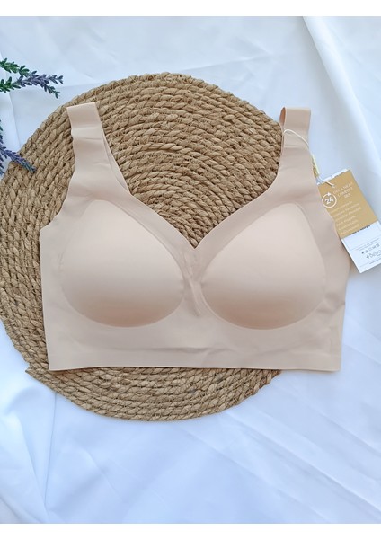 1200 Dikişsiz Balensiz Lazer Kesim Çıkabilen Pedli Görünmez Yarım Atlet Çok Rahat Sütyen modelleri