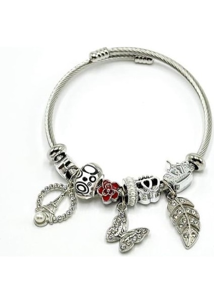 Çelik Charm Bileklik