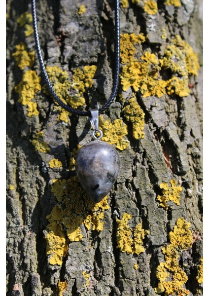 Obsidyen Tamburlu Doğal Taş Spiritüel Enerji Kolye fiyatları