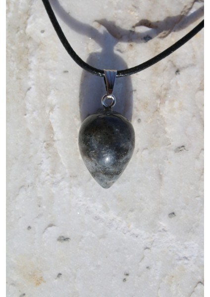 Obsidyen Tamburlu Doğal Taş Spiritüel Enerji Kolye fırsatları