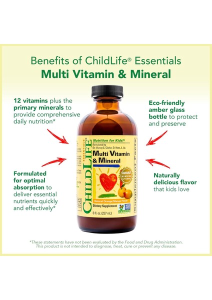 Chıldlıfe Essentıals Kids Multivitamin Mineral Liquid Vitamin fiyatları