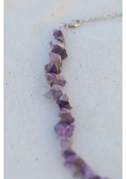 Ametist Kırık Taş Tam Döngü Kolye fiyatları