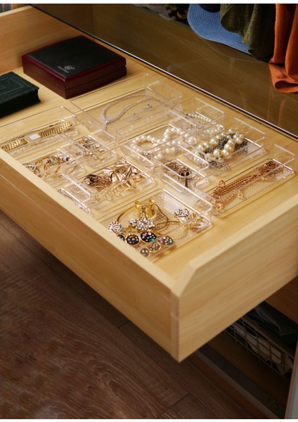 Çekmece Içi Takı ve Makyaj Organizeri 12'li Set