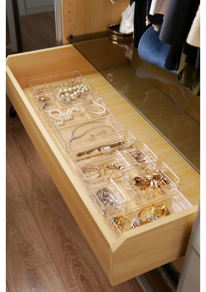 Çekmece Içi Takı ve Makyaj Organizeri 12'li Set modelleri