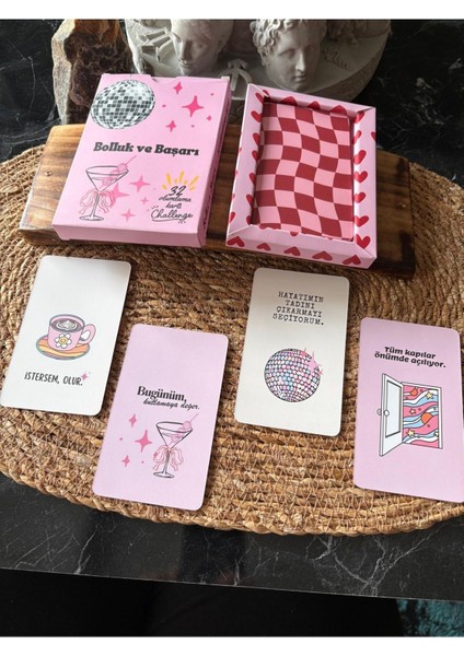 Manifest / Olumlama Kartları Bolluk ve Başarı - 32 Kart