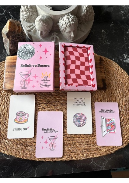 Manifest / Olumlama Kartları Bolluk ve Başarı - 32 Kart indirimleri