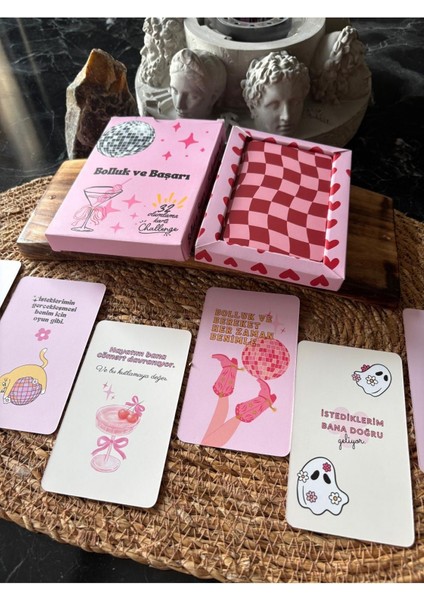 Manifest / Olumlama Kartları Bolluk ve Başarı - 32 Kart