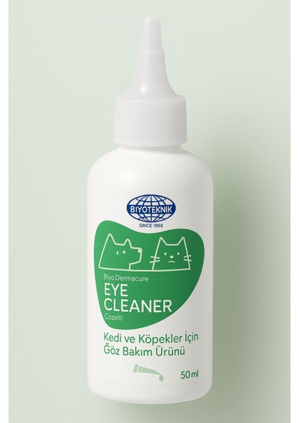 Biyo-Dermacure Eye Cleaner Kedi ve Köpekler Için Göz Bakım Ürünü 50 ml fırsatları