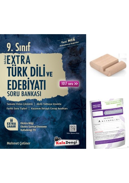 9. Sınıf Edebiyat Extra Soru Bankası - Yeni Müfredat+Telefon Tutucu+Deneme