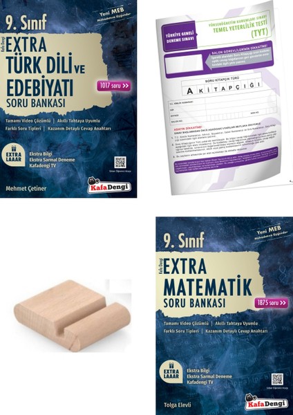 9. Sınıf Edebiyat Matematik Extra Soru Bankası - Yeni Müfredat+Telefon Tutucu+Deneme