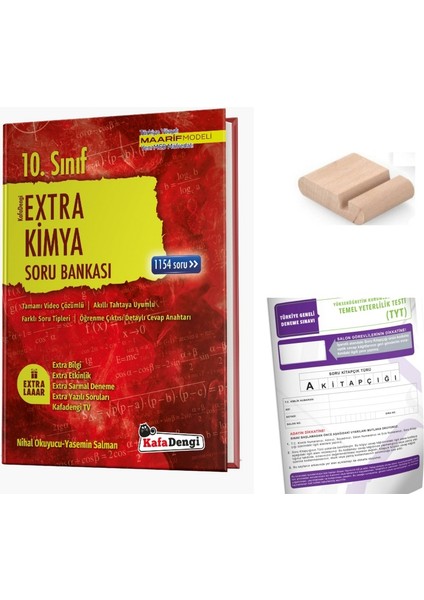 10. Sınıf Kimya Extra Soru Bankası - Yeni Müfredat+Telefon Tutucu+Deneme