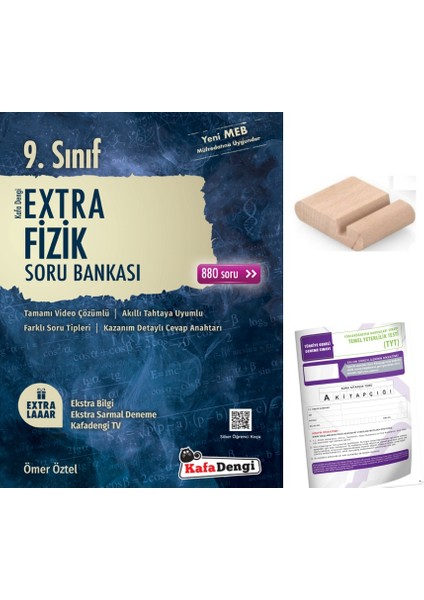 9. Sınıf Fizik Extra Soru Bankası - Yeni Müfredat+Telefon Tutucu+Deneme