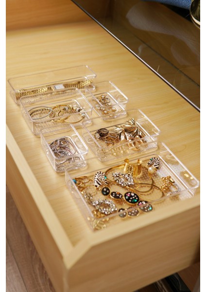 Çekmece Içi Takı ve Makyaj Organizeri 6'lı Set fırsatları