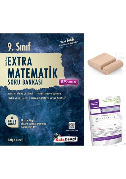 9. Sınıf Matematik Extra Soru Bankası - Yeni Müfredat+Telefon Tutucu+Deneme