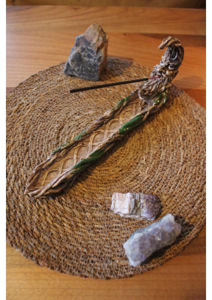 Polyester Özel Tasarım Ay Dede Çubuk Tütsülük