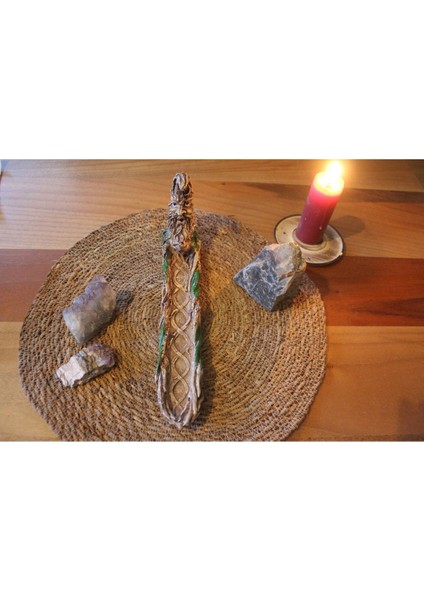 Polyester Özel Tasarım Ay Dede Çubuk Tütsülük