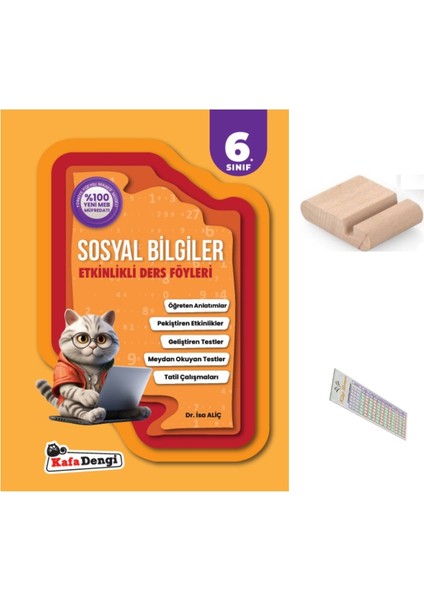 6.sınıf Sosyal Bilgiler Etkinlikli Ders Föyü 2025-2026 Yeni Müfredat+Telefon Tutucu+Çözüm Ayracı