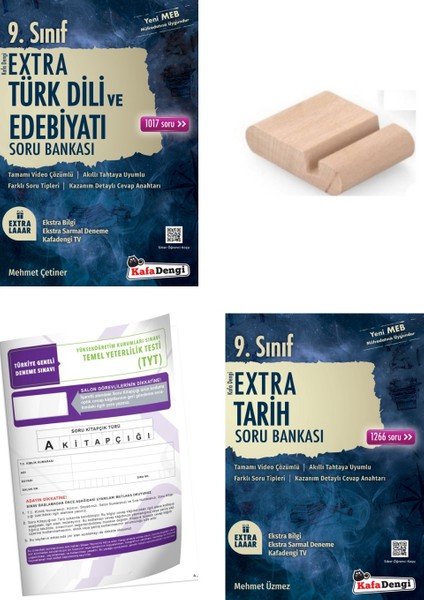 9. Sınıf Tarih Edebiyat Extra Soru Bankası - Yeni Müfredat+Telefon Tutucu+Deneme