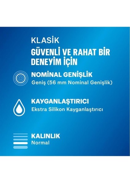 Klasik Prezervatif 30'lu, Temel Koruma, Standart Fit fiyatları