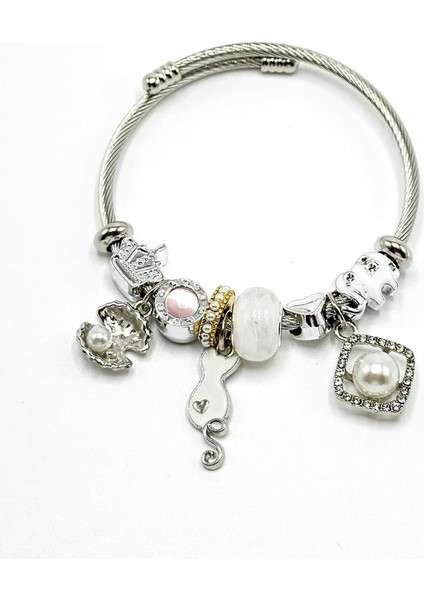 Çelik Charm Bileklik