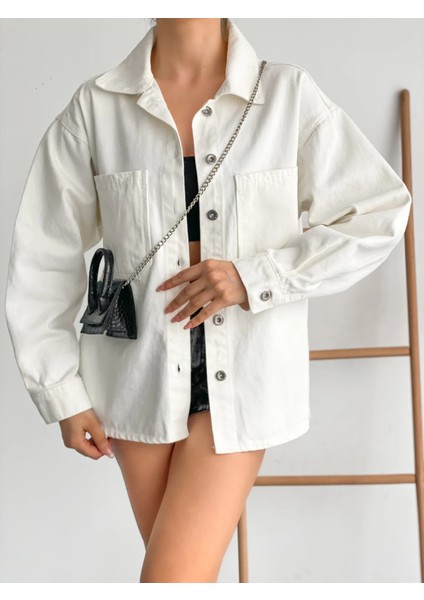 Oversize Denim Ceket