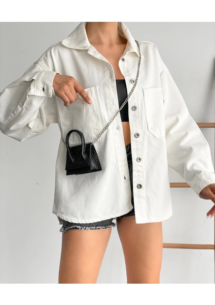 Oversize Denim Ceket modelleri