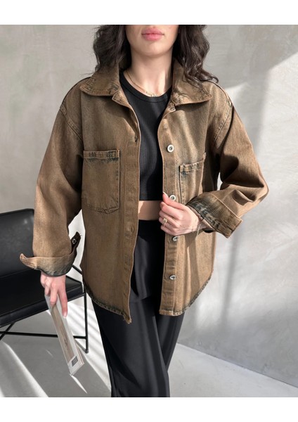 Oversize Denim Ceket