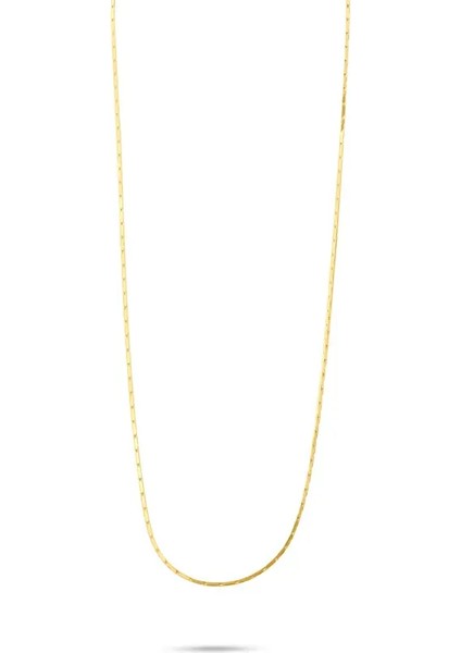 ALtın Işıltılı Zincir Kolye