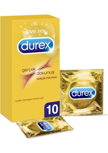 Gerçek Dokunuş Ultra Kaygan Prezervatif 10 Lu
