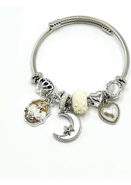 Çelik Charm Bileklik