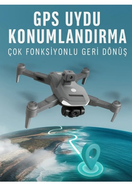 C29S Hava Dronu 4k– 200 Mp Hd Kamera 4,5″ LCD Kumanda Gps & Engel Kaçınma