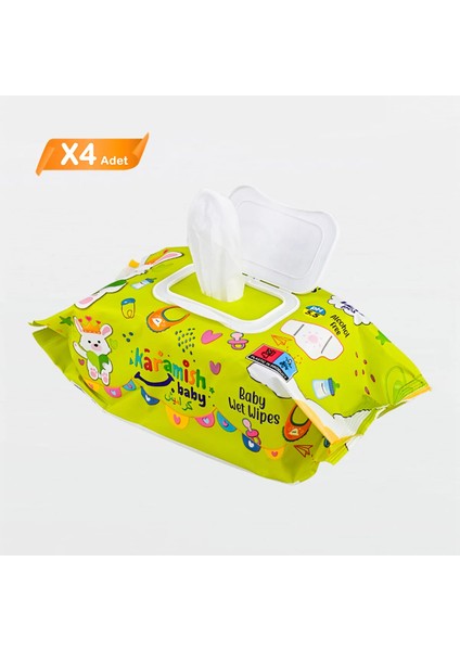 Karamish Baby Islak Mendil 120 Li 4 Adet modelleri