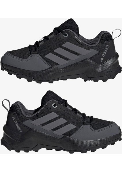 Terrex Ax4R Çocuk Siyah Yürüyüş Ayakkabısı.-