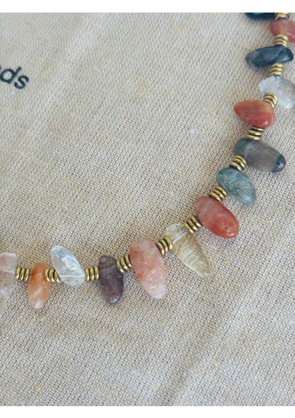 Rutil Kuvars Doğaltaş Kolye fırsatları